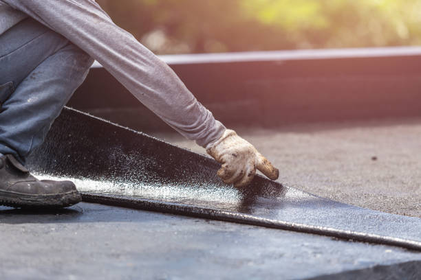 Professional Foundation Crack Repair technician working in Glenbeulah, WI
